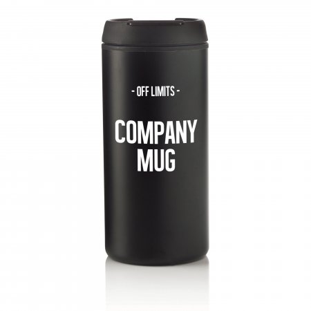 Coffee2Go Company Mug Zwart
