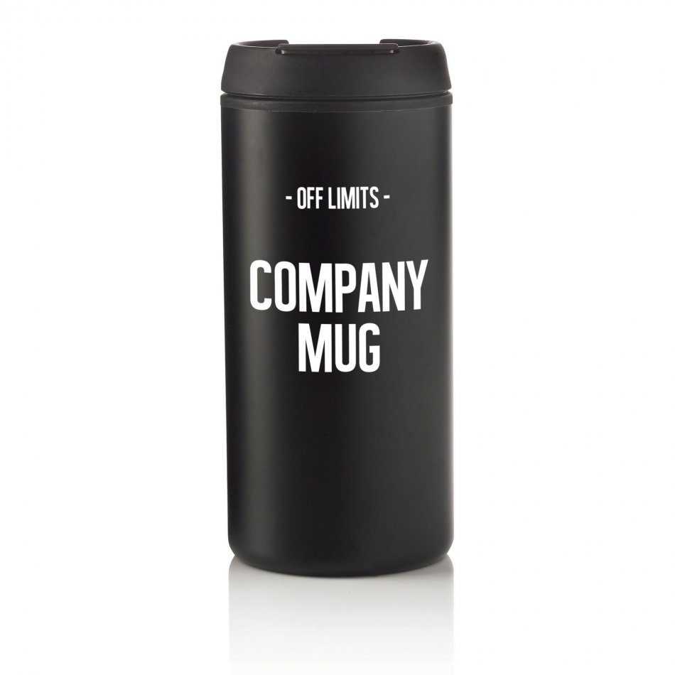 Coffee2Go Company Mug Zwart