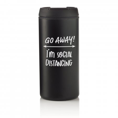 Coffee2Go Social Distancing Zwart